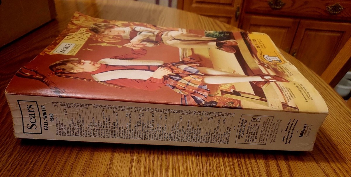Vintage Sears Fall/Winter 1980 Catalog Very Good Condition
