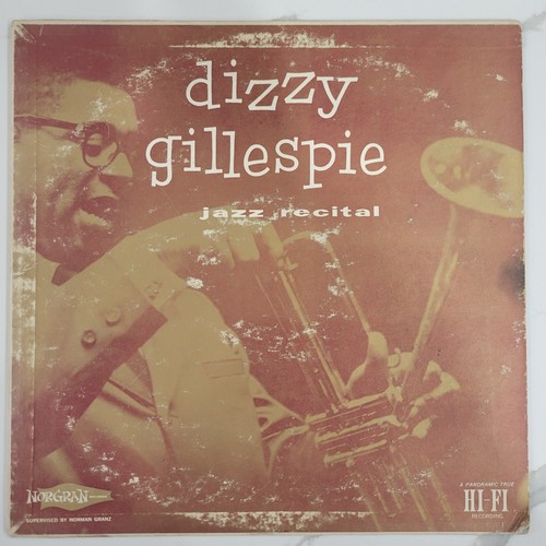 Dizzy Gillespie - Jazz Recital Vinyl LP - 1955 -Mono- Norgran Records MG N-1083 - 第 1/6 張圖片