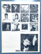 DAVID BOWIE 1977 original POSTER ADVERT HEROES RCA RECORDS