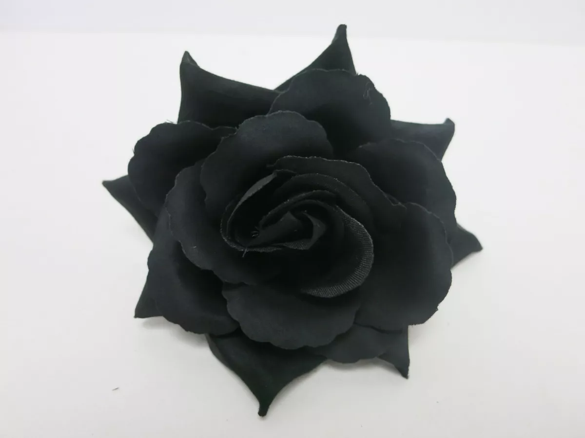 Black rose hair clearance piece