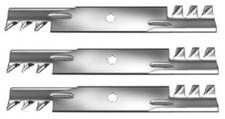 3 USA MULCHING BLADES JOHN DEERE GY20852 GX21784 LA140 LA145 LA165 D140 D150 160