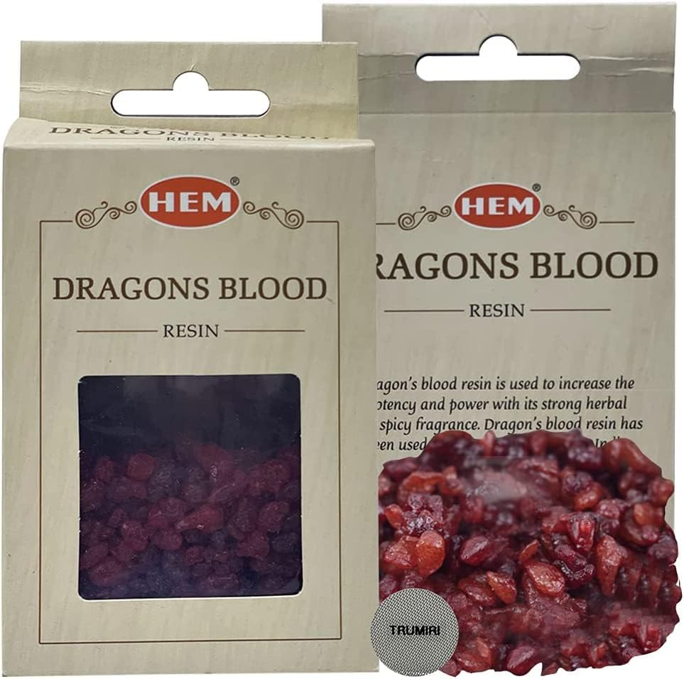 Dragons Blood Incense 100% Natural Aromatic Tree Gum Sap Solid Crystals and Stee