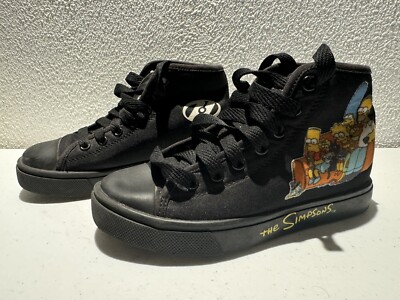 Heelys Hustle The Simpsons Youth Black Collaboration Limited Sneakers  Shoes