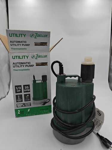 Zoeller  1/3 HP Automatic Thermoplastic Submersible Utility Sump Pump