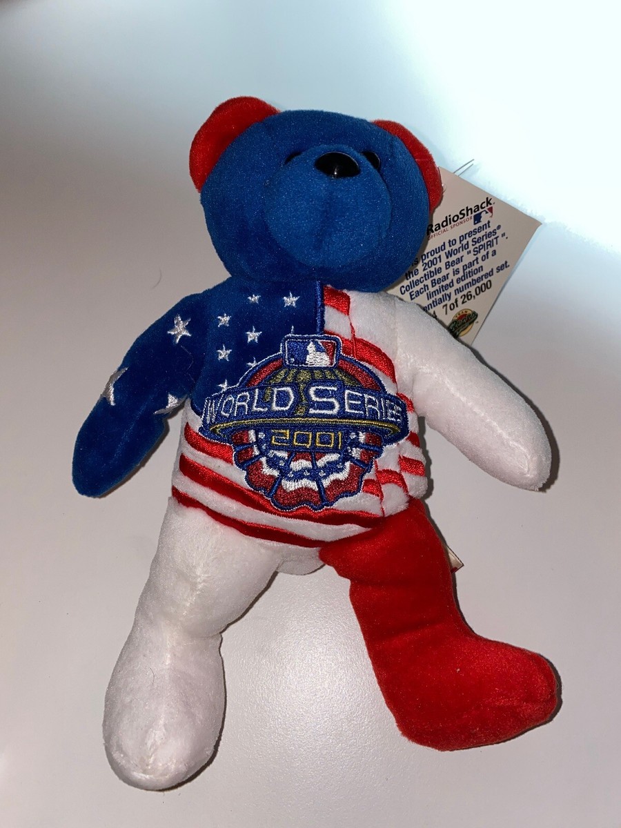 ML BEARS - 2001 NEW YORK YANKEES WORLD SERIES PLUSH TEDDY