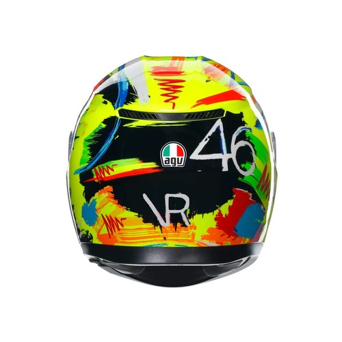 Casco AGV Integral Doble Visera K3 Valentino Rossi Invierno Test 2019 Talla M - Imagen 3 de 7
