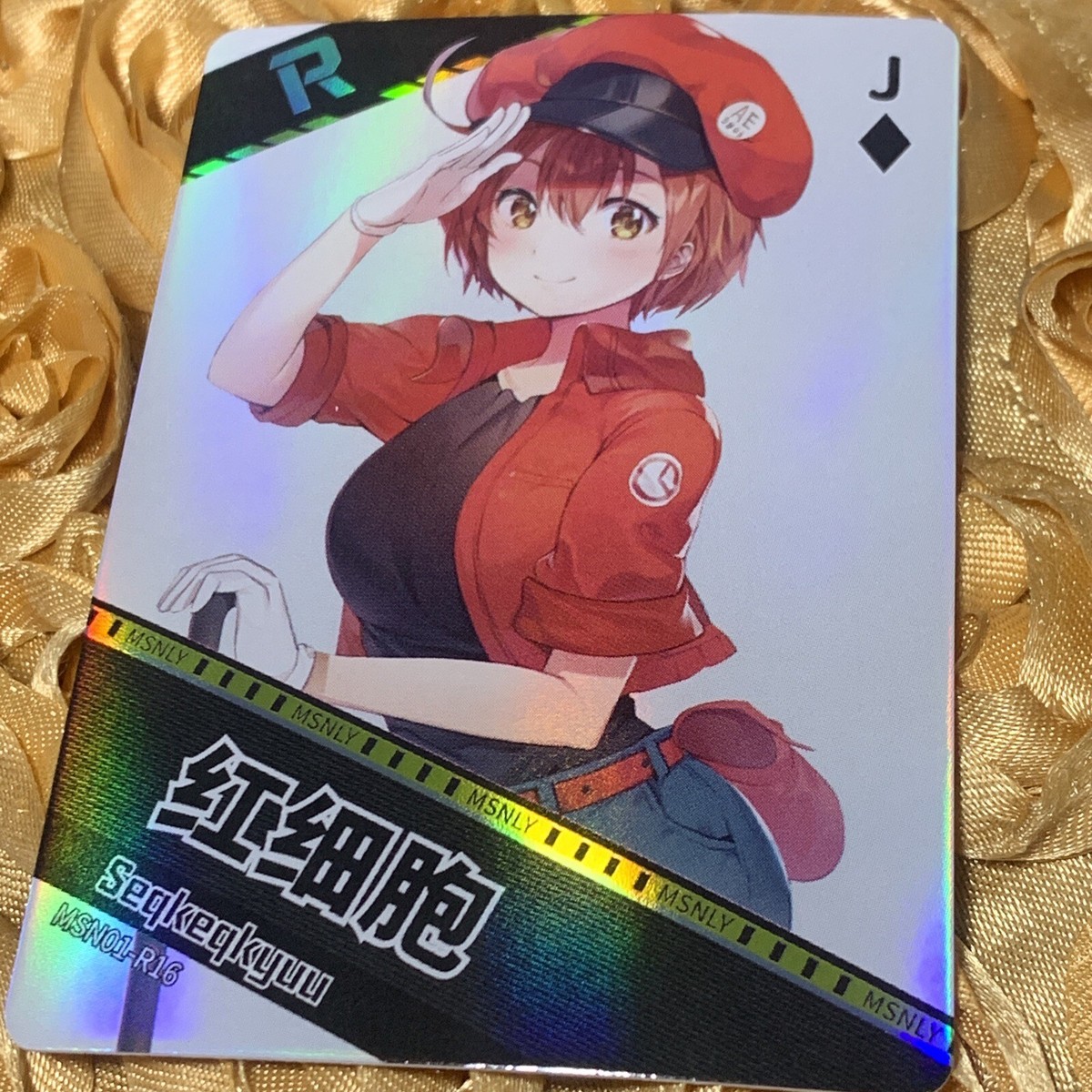 Sekkekkyu AE3803 CELLS AT WORK! Goddess Sexy Anime Waifu Foil R