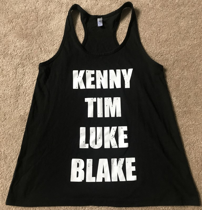 Kenny Chesney Tim Luke Blake Shelton Women's Black Tank Top Country Music Lover 