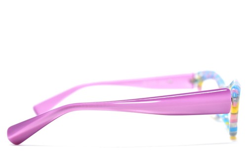 Alain Mikli Eyeglasses Pink Blue Yellow Clear 1245 A024 53mm New Authentic - Picture 7 of 12