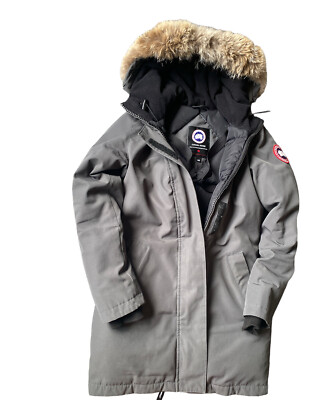 Canada Goose Victoria Parka Down woman Jacket XS extra small Grey