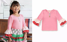 NEW Matilda Jane PINK THE TOWN PINK TOP size2/4/6