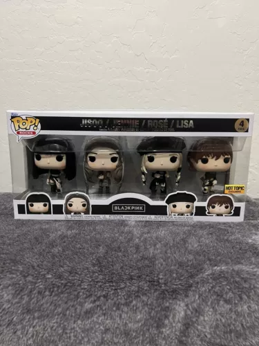 BLACKPINK Funko Pop - Pop Rocks! Vinyl Figures Set of 4 (Born Pink, Pink Venom)