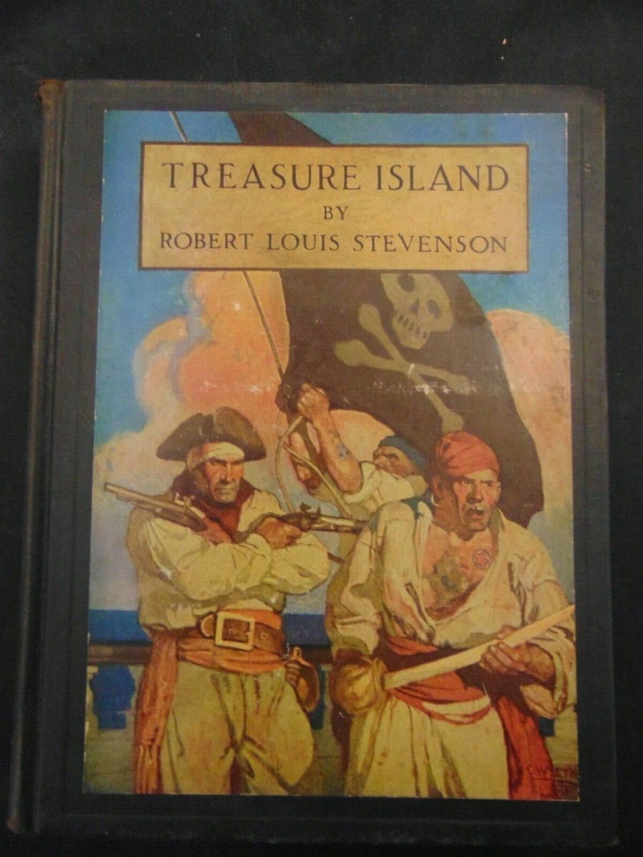 SCRIBNERS Treasure Island, Robert Louis Stevenson, 1911 Edition | eBay