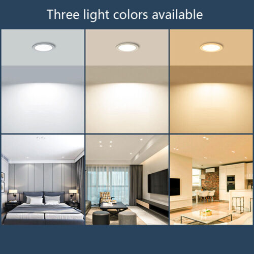 7-24W LED Panel Einbaustrahler Deckenleuchte Einbau Leuchte Rund Spot flach slim - Bild 2 von 17
