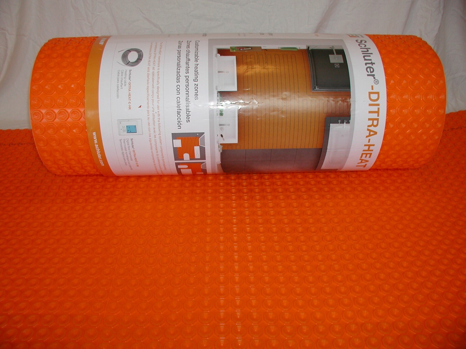 Schluter DITRA HEAT Uncoupling Membrane 100 Sq Ft Roll - Only 4 Available |  eBay