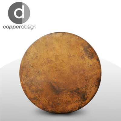 Copper Round Table top 60''x1.5'' NO CUSTOMS TARIFFS