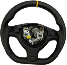 Steering Wheel By Dafox No Front Panel With Yellow Strip And Flat Bottom