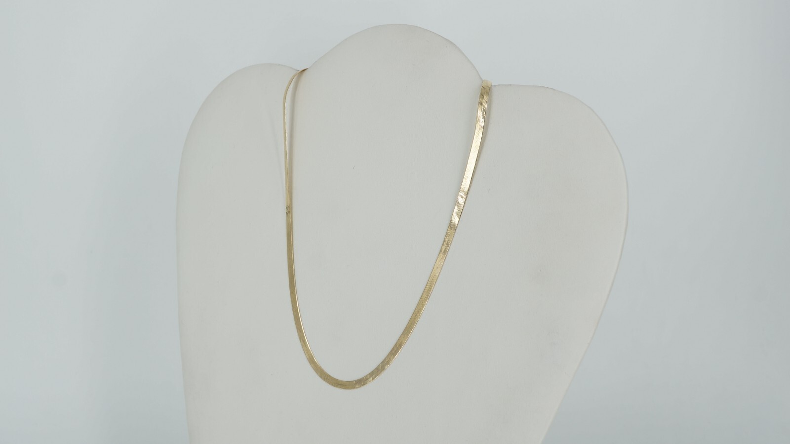 20" 14k Yellow Gold Herringbone Necklace eBay