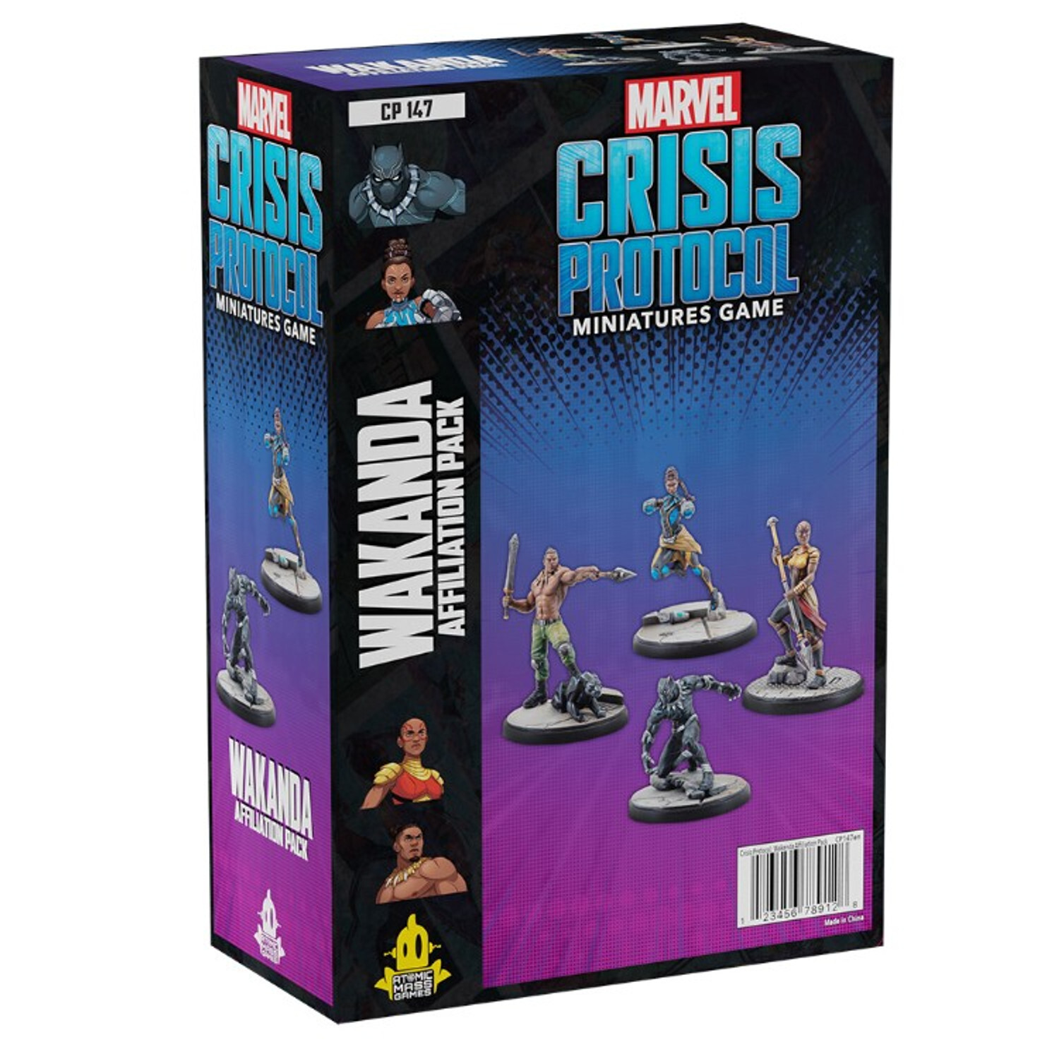 Marvel Crisis Protocol: Wakanda Affiliation Pack Atomic Mass Games AMGCP147EN