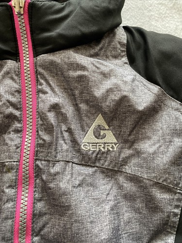 Gerry M 10/12 Pink Woman Puffer Fleece Hooded Long Sleeve Jacket/ 23-29 - Picture 2 of 7
