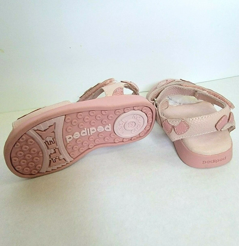 Sandalias rosa pediped flexibles para niña originales $59 talla US 6-6.5 EU 22 Foto 4 de 4