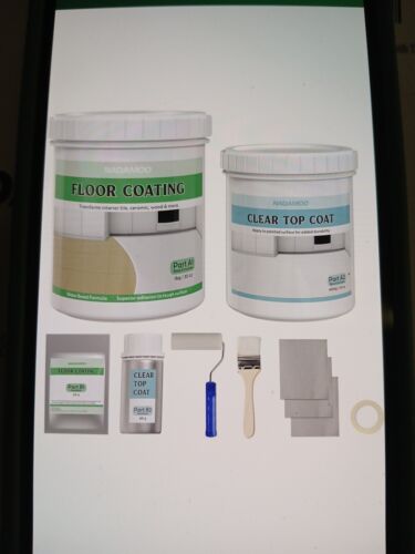NADAMOO Two-Part Floor Coating Kit Home Interior Paint/ag