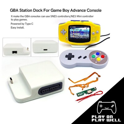 Type-C NS Switch Style Station Dock For Game Boy Advance Console Controller GBA
