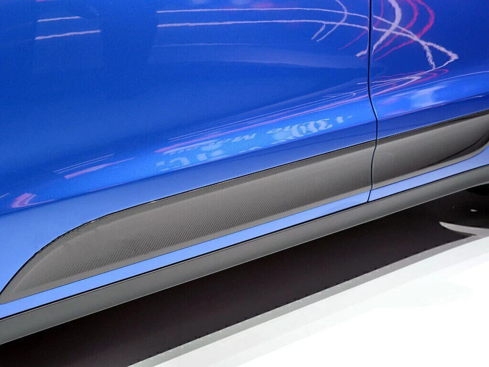 For Porsche Macan 2015-17 Carbon fiber Car Body Guard Door Moulding Cover Trim W — 第 2/4 张图片