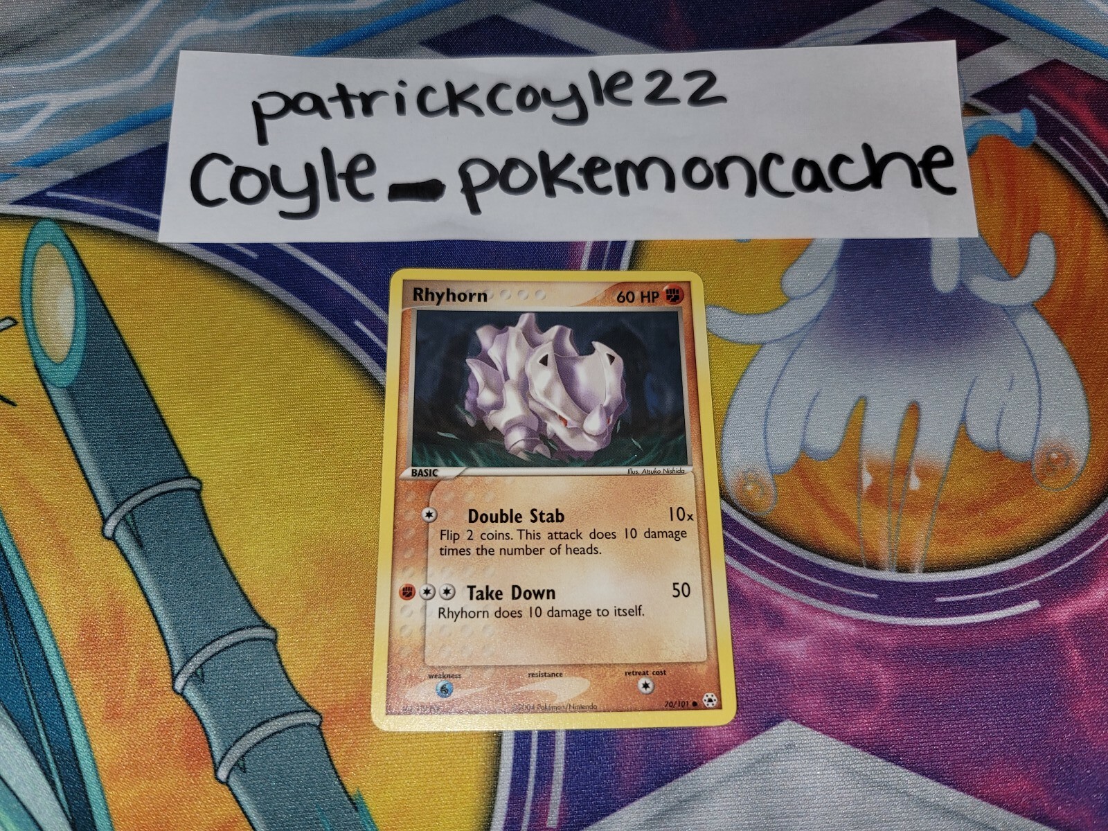 Rhyhorn Common EX Hidden Legends 70/101 NM