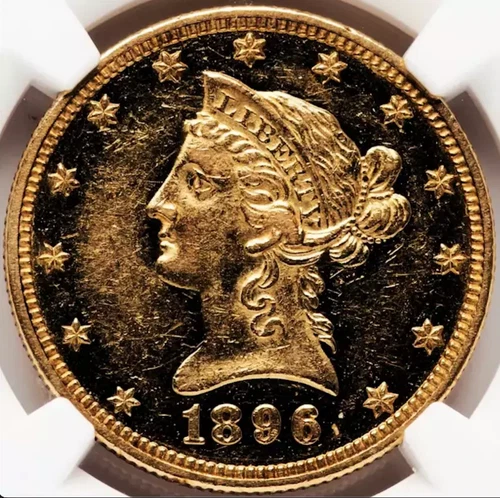1896 NGC PR58 CAC + CMQ Flashy PROOF Beauty! CAC Pop ONE! $10 Gold Liberty Eagle