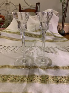 2 WATERFORD Marquis Crystal Candle Holders-Candlestick ...