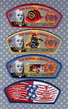 JSP  2005 - Cradle of Liberty Council  - Mint -  Set of 4