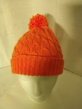 New Children's Unisex Handmade Winter Hat - Orange 1