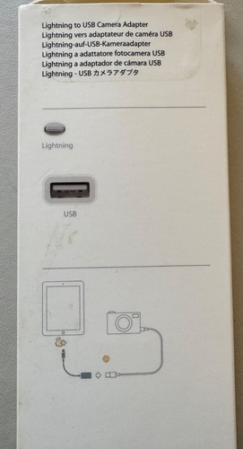 Apple Authentic Lightning to USB Camera Adapter - MD821AM/A, used in box - Bild 6 von 7
