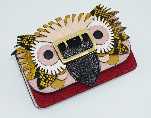 Burberry mini borsa con fibbia in animali motivo pelle e pelle di serpente, rosa di cenere, prezzo al dettaglio $995 - Foto 6 di 12