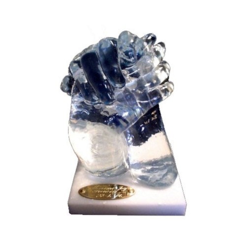Adult Crystal Clear Casting Kit with BONUS Rotating LED Light Display Base - Picture 3 of 5