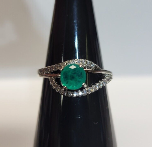 Bomb Party “Desert Sunset Bringback!” # 2270 Emerald on Rhodium SIZE 9 NEW - Picture 3 of 5