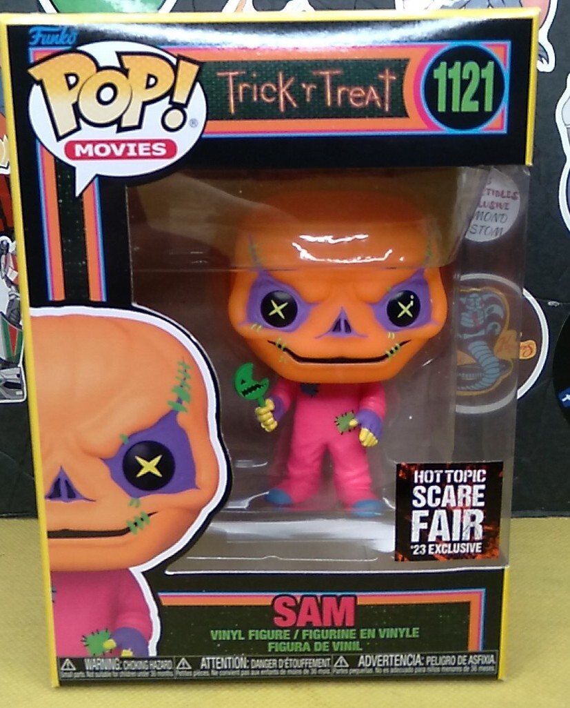 Funko Pop! Trick or Treat SAM (Blacklight) Hot Topic Exclusi