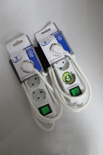 Vivanco 3 fach Steckdosenleiste /Mehrfachstecker DOPPELPACK/ 2Stück / 1,4 Meter