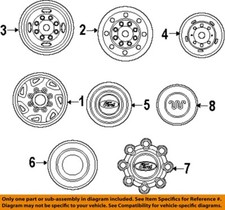 Ford Oem 04-16 F-250 Super Duty Wheels Wheels-wheel Cap 5c3z1130la Ford Oem 04-16 F-250 Super Duty Wheels Wheels-wheel Cap 5c3z1130la