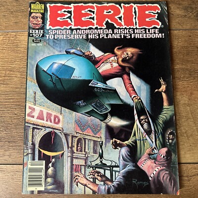 VINTAGE, ORIGINAL EERIE MAGAZINE #107, DECEMBER 1979,  A WARREN PUBLICATION