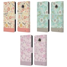 HEAD CASE DESIGNS DRAGONFLIES LEATHER BOOK WALLET CASE COVER FOR MOTOROLA PHONES