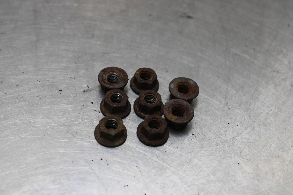 98-99 Kawasaki Ninja ZX9R ZX-9R Exhaust Header Nuts Bolts | eBay
