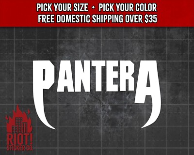 Pantera Decal for Car, Truck, Band Sticker for Laptop Heavy Metal Decal, Dimebag