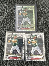 Jacob Wilson 2025 TOPPS MLB BASEBALL ALL STAR GAME HOLO FOIL + (2) Base