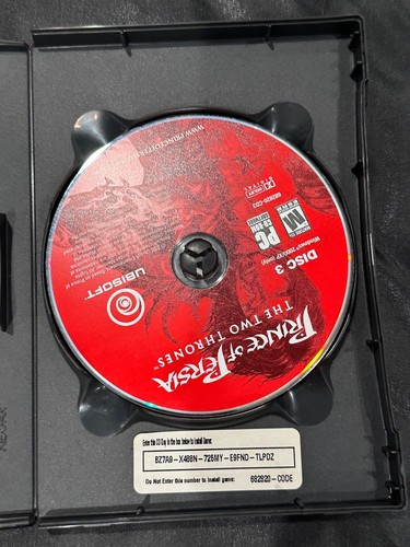 Prince of Persia The Two Thrones PC CD-ROM Video Game With Case Used ...