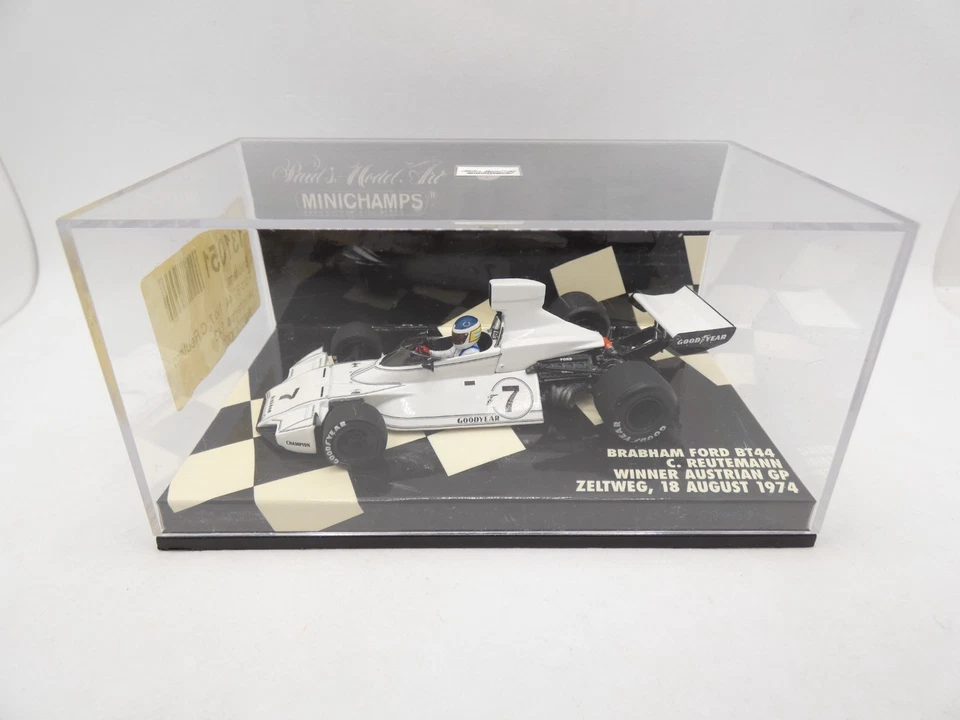 Brabham Ford BT44 Carlos Reutemann #7 Austrian Gp 1974 1/43 MINICHAMPS F1 - Immagine 3 di 3