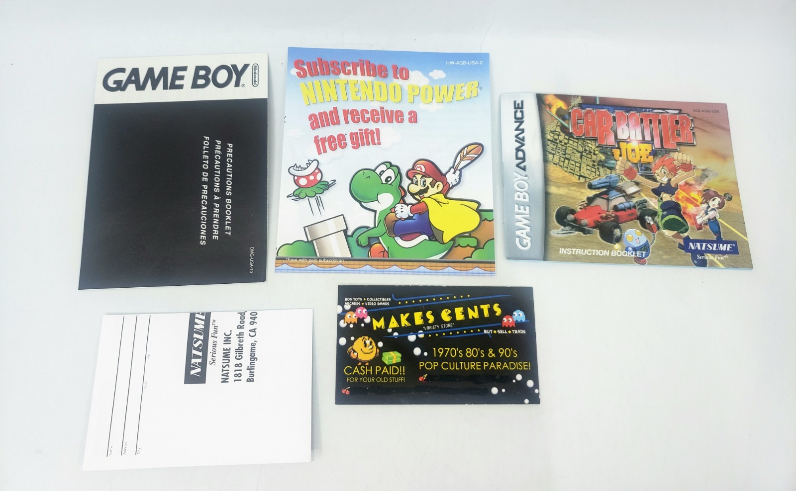 Car Battler Joe GBA Game Boy Advance CIB Complete w/ Manual & Registration NICE!