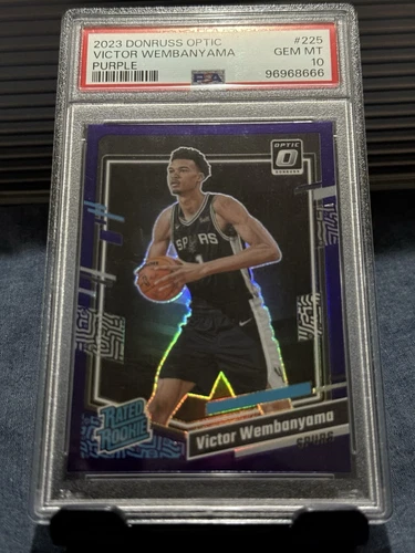 2023 Panini Donruss Optic-Rated Rookie  Victor Wembanyama #225 Purple Prizm (RC)
