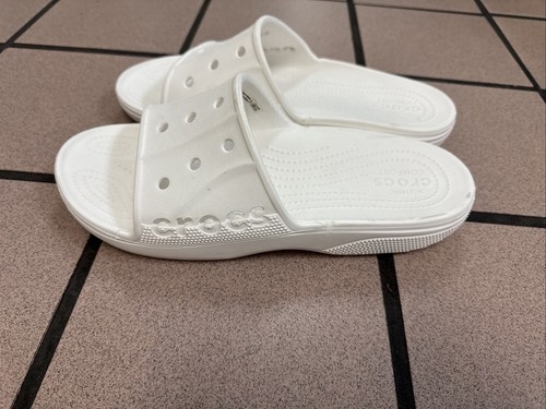 Croc White Slip On's Mens 11 - Picture 5 of 6